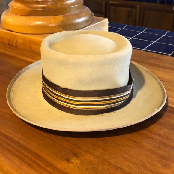 Vintage Stetson The Sovereign sz 6 7/8 approx Fur Felt!! - Picture 2 of 9